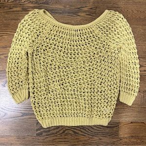 Theory Crochet Knit Sweater